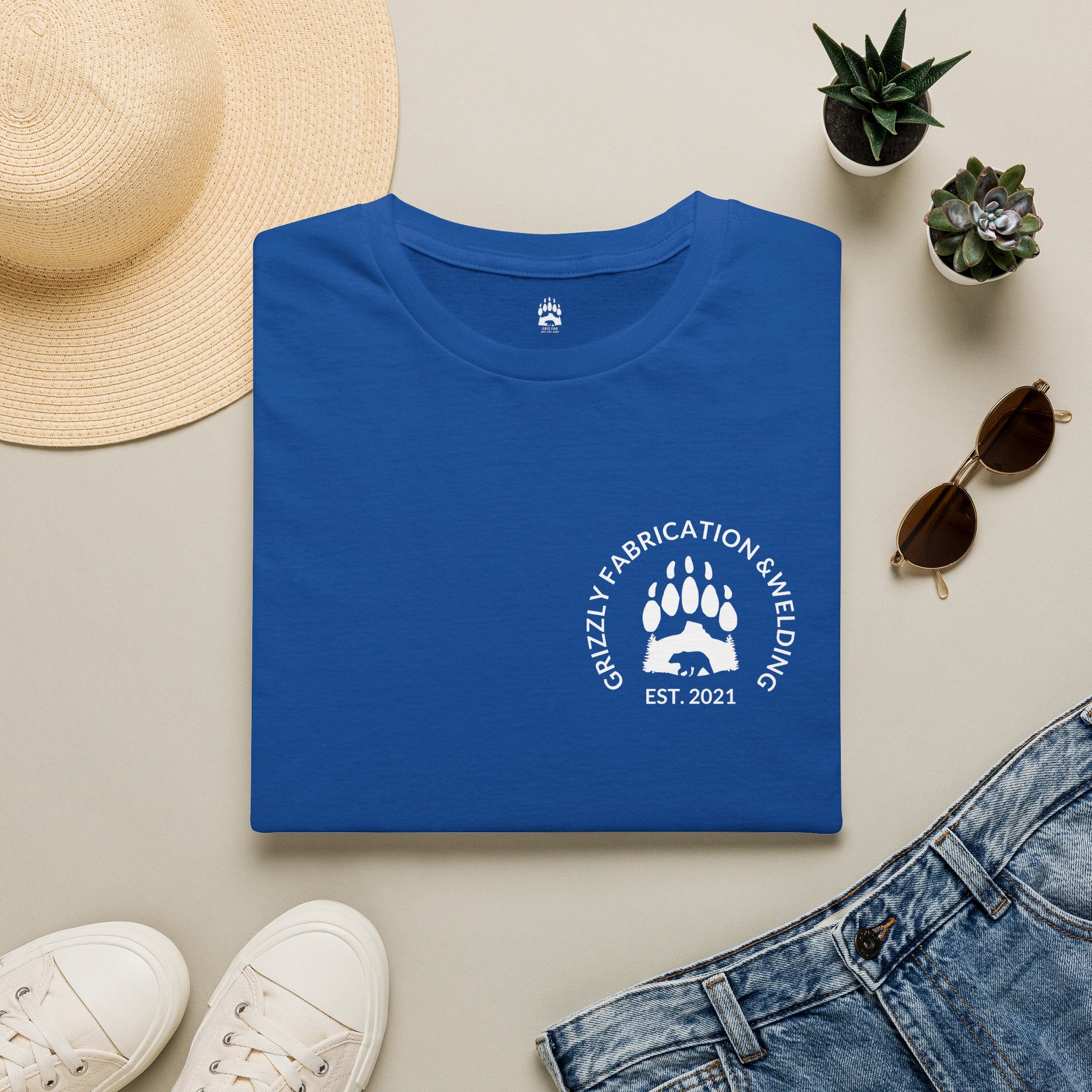Grizzly Fabrication Company Logo T-Shirt