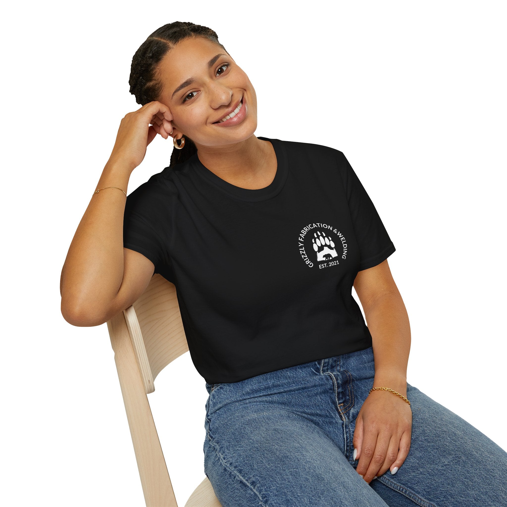 Grizzly Fabrication Company Logo T-Shirt