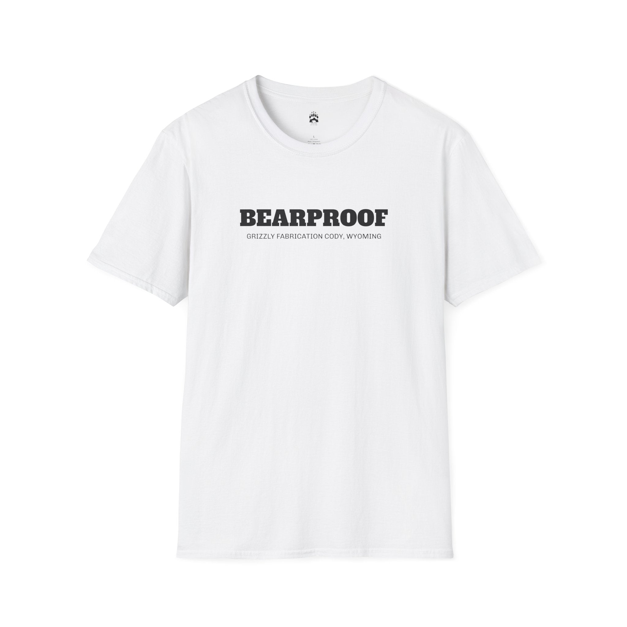 Bearproof Text Logo T-Shirt | Bear Claw Illustration Tee