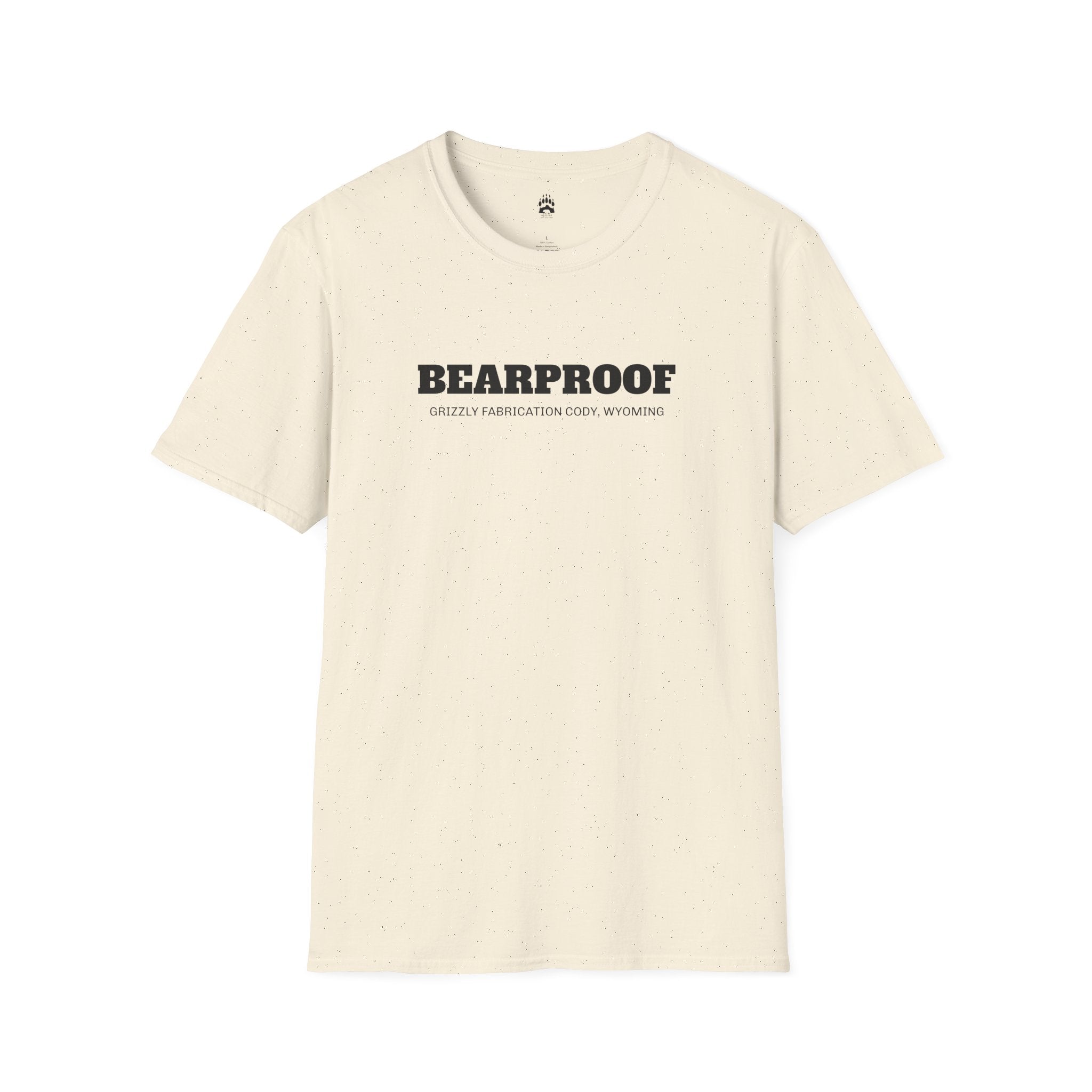 Bearproof Text Logo T-Shirt | Bear Claw Illustration Tee