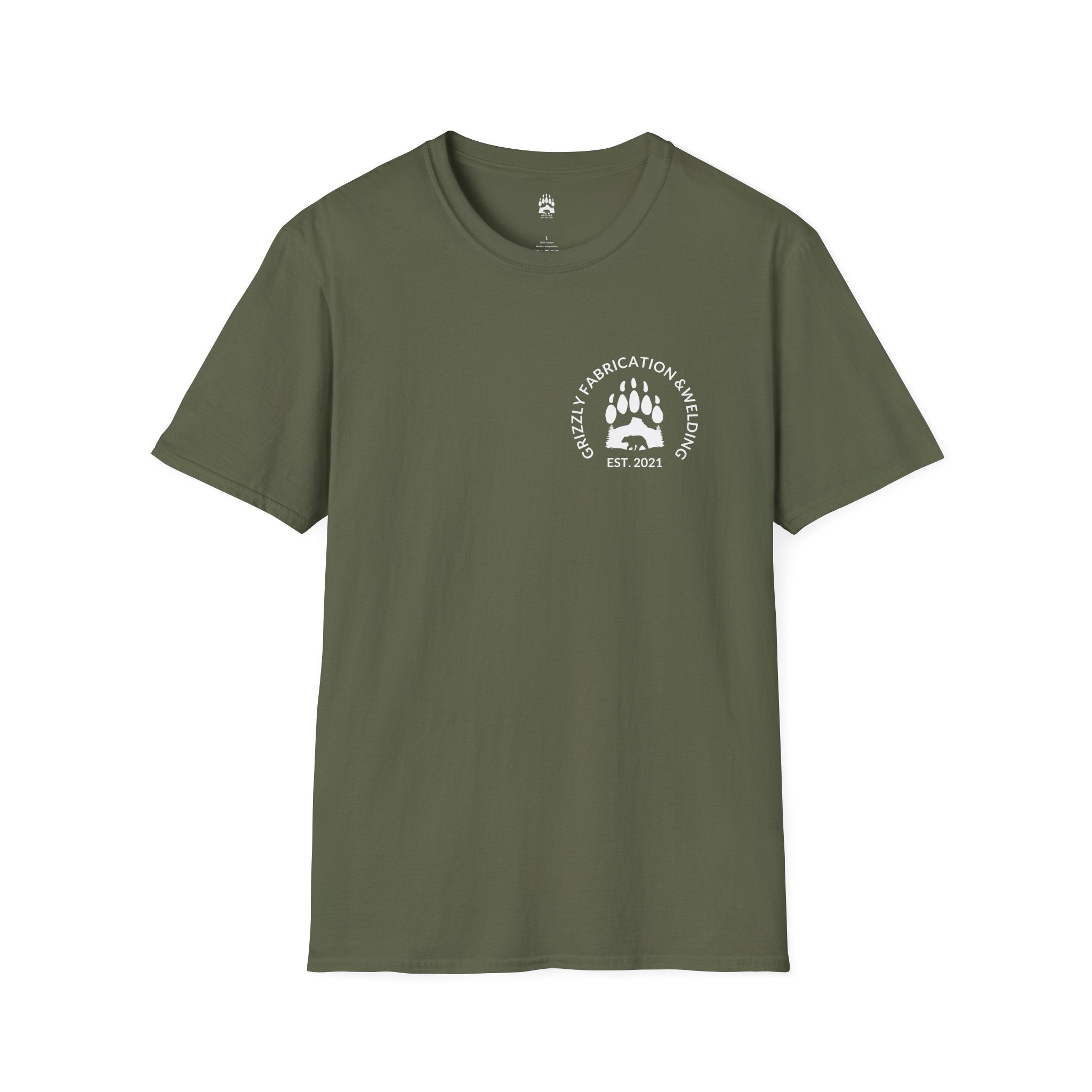 Grizzly Fabrication Company Logo T-Shirt