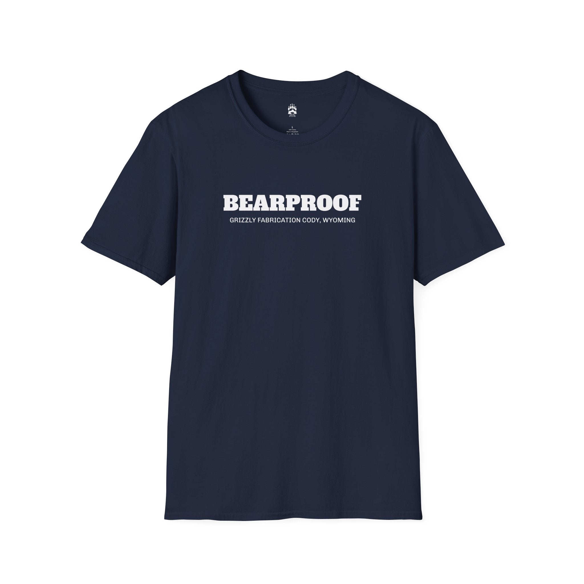 Bearproof Text Logo T-Shirt | Bear Claw Illustration Tee