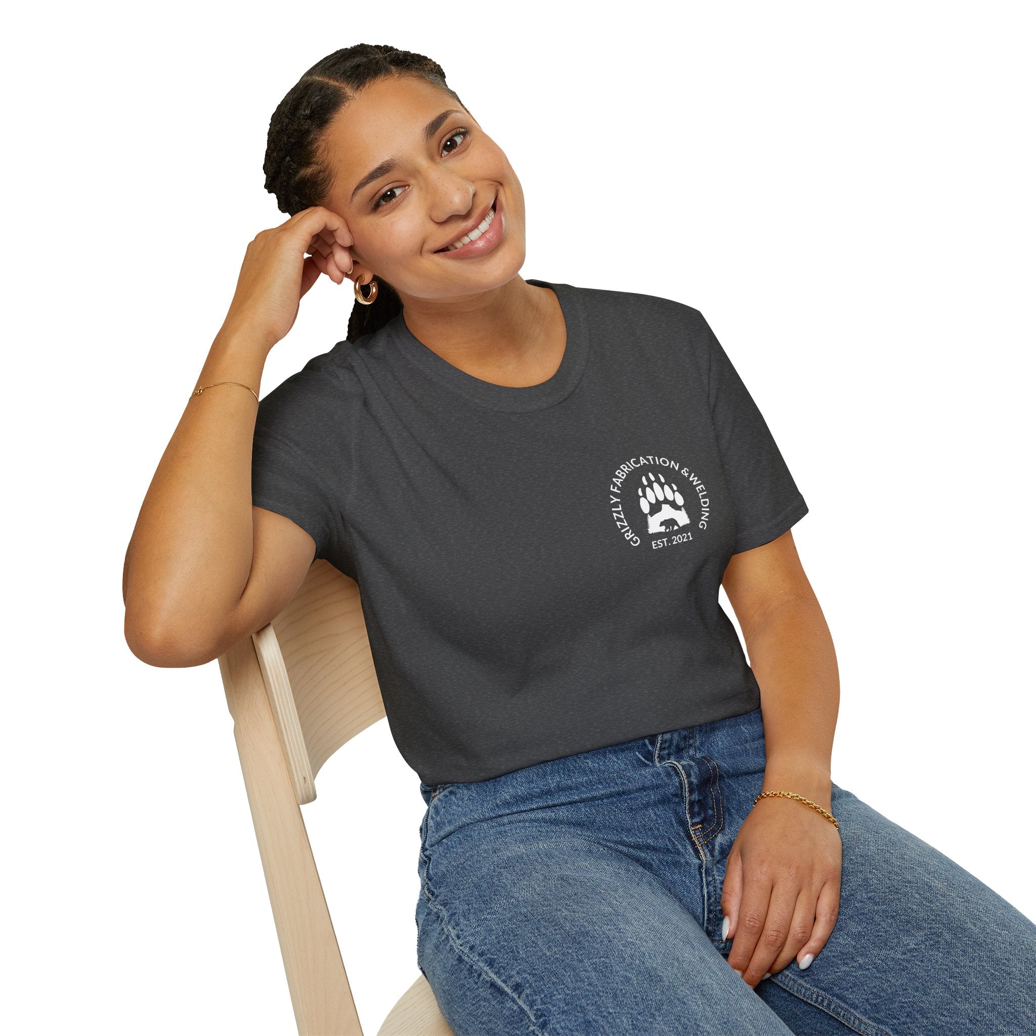 Grizzly Fabrication Company Logo T-Shirt