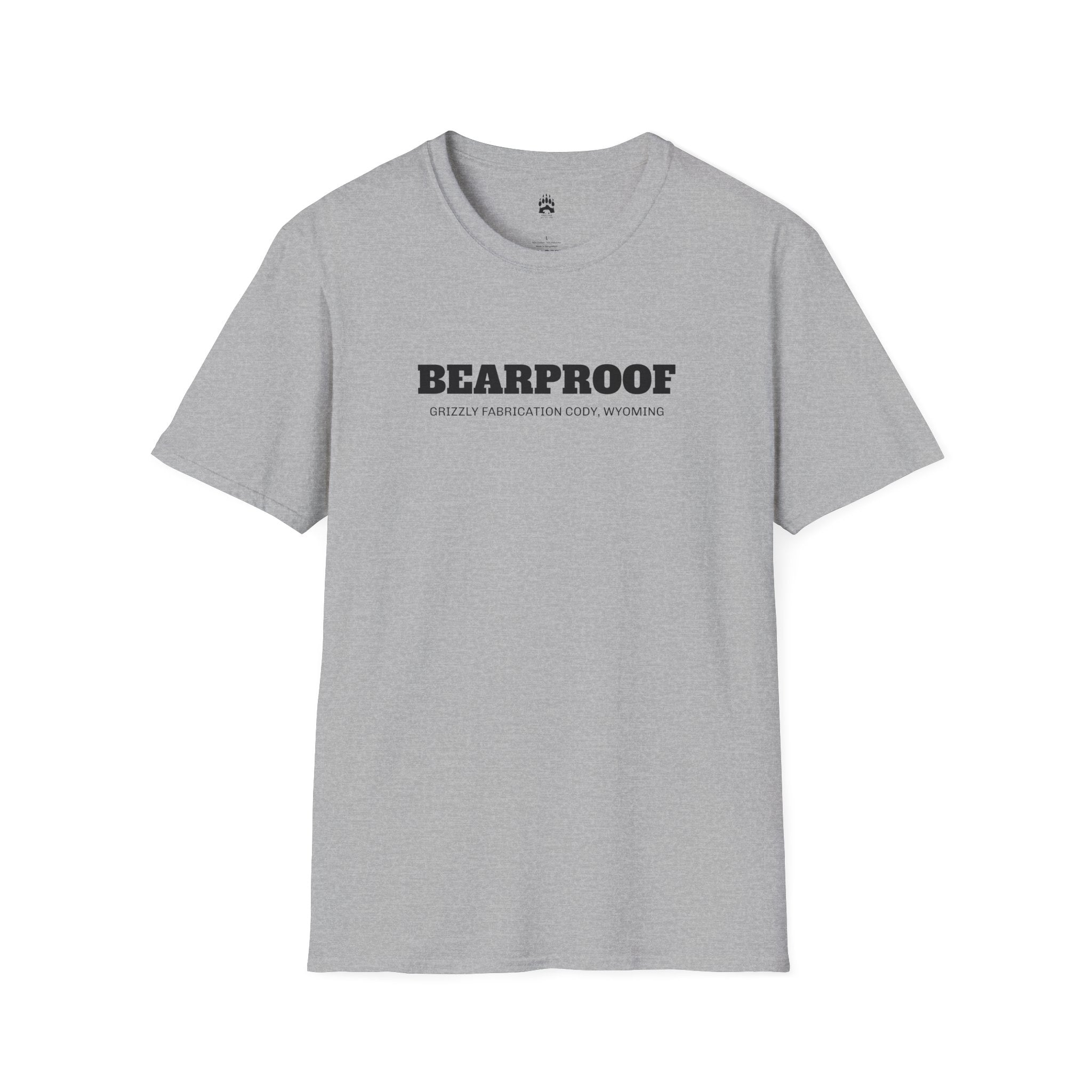 Bearproof Text Logo T-Shirt | Bear Claw Illustration Tee